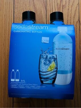 SodaStream Blue Carbonating Bottles - 2 Pack